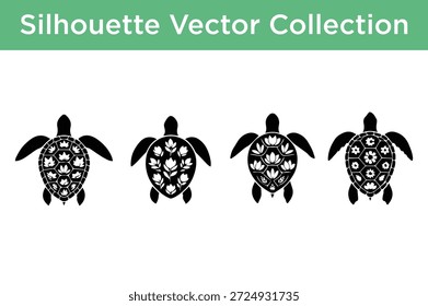 Debajo de cada encabezado hay un conjunto de ilustraciones de siluetas en blanco y negro que representan diferentes temas