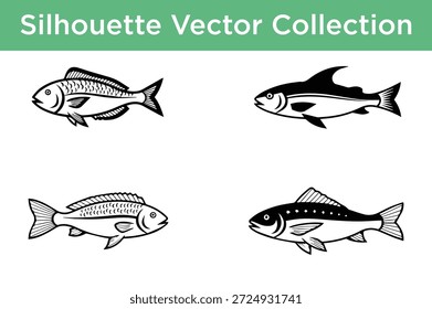 Abaixo de cada cabeçalho, há um conjunto de ilustrações em silhueta em preto-e-branco representando diferentes temas