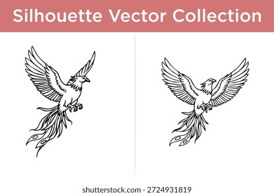 Debajo de cada encabezado hay un conjunto de ilustraciones de siluetas en blanco y negro que representan diferentes temas