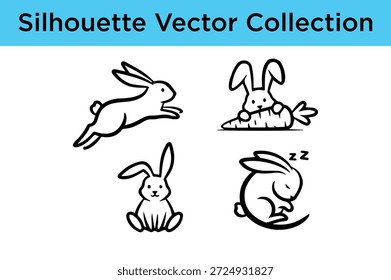 Debajo de cada encabezado hay un conjunto de ilustraciones de siluetas en blanco y negro que representan diferentes temas