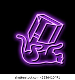 below preposition english neon light sign vector. below preposition english sign. isolated symbol illustration