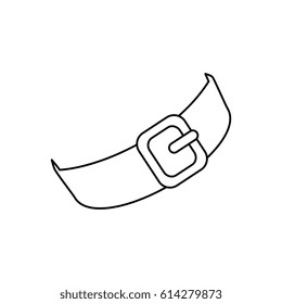 belt accessory isolated icon