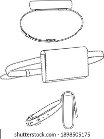 Belt Bag front perspective side top