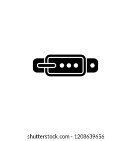 Belt buckle icon. Element of clothes and accessories. Premium quality graphic design icon. Signs and symbols collection icon for websites, web design, mobile app on white background