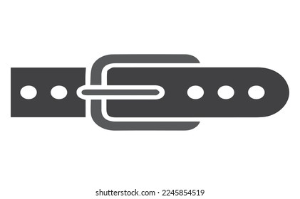 belt buckle icon isolated on white background ,good choice for your great project