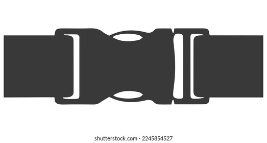belt buckle icon isolated on white background ,good choice for your great project