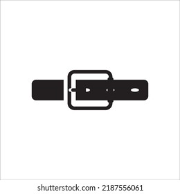 Belt buckle icon on white background. flat style. belt icon for your web site design, logo, app, UI. belt symbol. belt sketch sign.