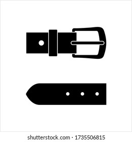 Belt Buckle Icon, Belt Buckle Vector Art Illustration