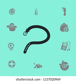 belt buckle vector illustration