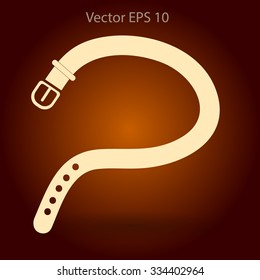 belt buckle vector illustration