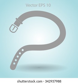 belt buckle vector illustration