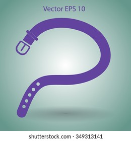 belt buckle vector illustration