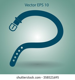 belt buckle vector illustration