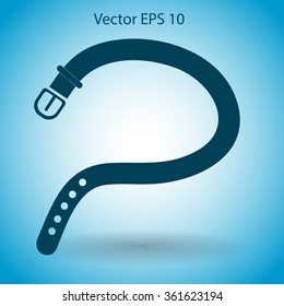 belt buckle vector illustration