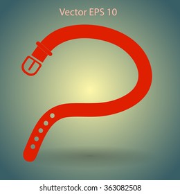 belt buckle vector illustration