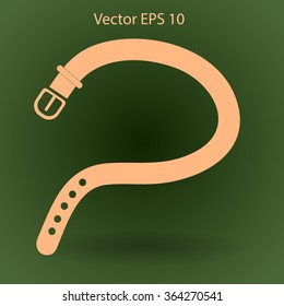 belt buckle vector illustration