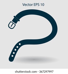belt buckle vector illustration