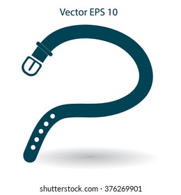 belt buckle vector illustration