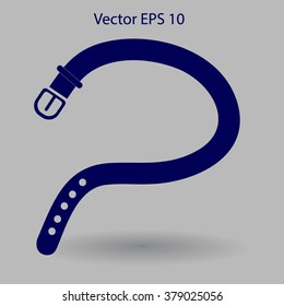 belt buckle vector illustration