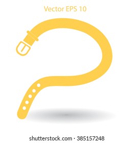 belt buckle vector illustration