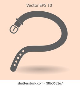 belt buckle vector illustration