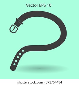 belt buckle vector illustration