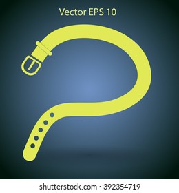 belt buckle vector illustration