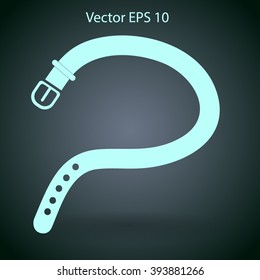 belt buckle vector illustration