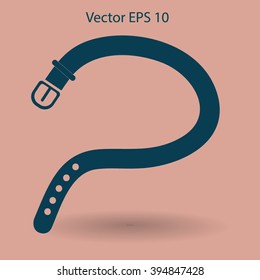 belt buckle vector illustration
