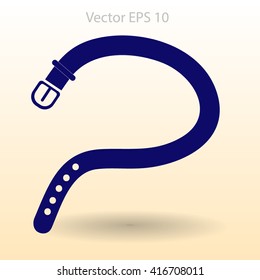 belt buckle vector illustration