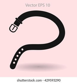 belt buckle vector illustration