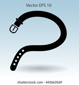 belt buckle vector illustration