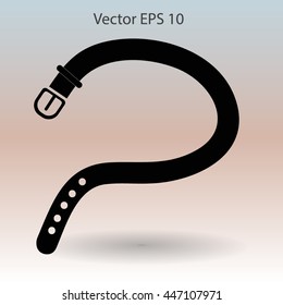 belt buckle vector illustration