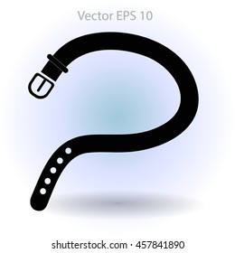 belt buckle vector illustration