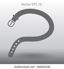 belt buckle vector illustration