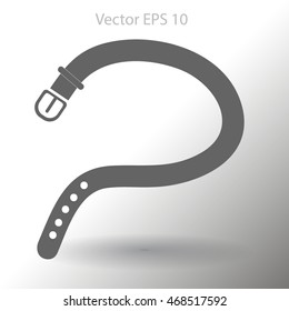 belt buckle vector illustration