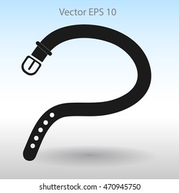 belt buckle vector illustration