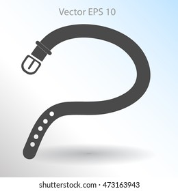 belt buckle vector illustration