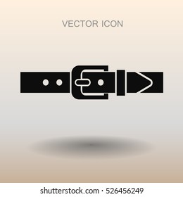 belt buckle vector illustration