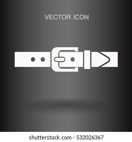 belt buckle vector illustration