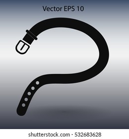 belt buckle vector illustration