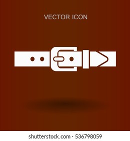 belt buckle vector illustration