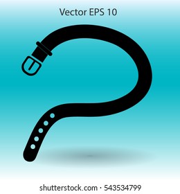 belt buckle vector illustration