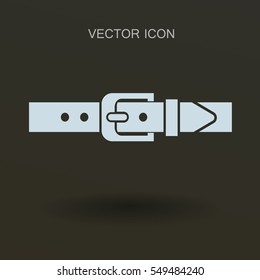 belt buckle vector illustration