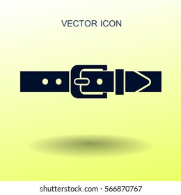 belt buckle vector illustration