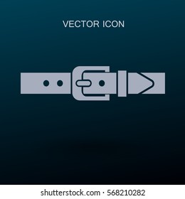 belt buckle vector illustration