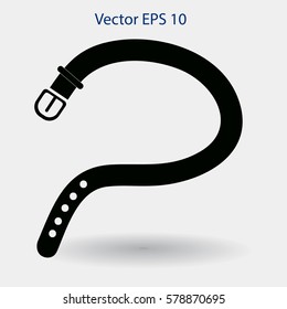 belt buckle vector illustration