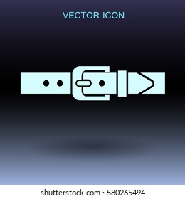 belt buckle vector illustration