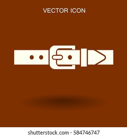 ilustración vectorial de la hebilla del cinturón