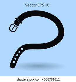 belt buckle vector illustration